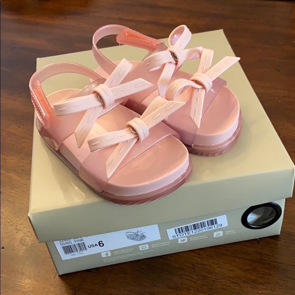 Mini Melissa + Jason Wu Pink Sandal
